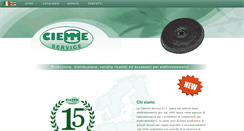 Desktop Screenshot of ciemmeservicesrl.com